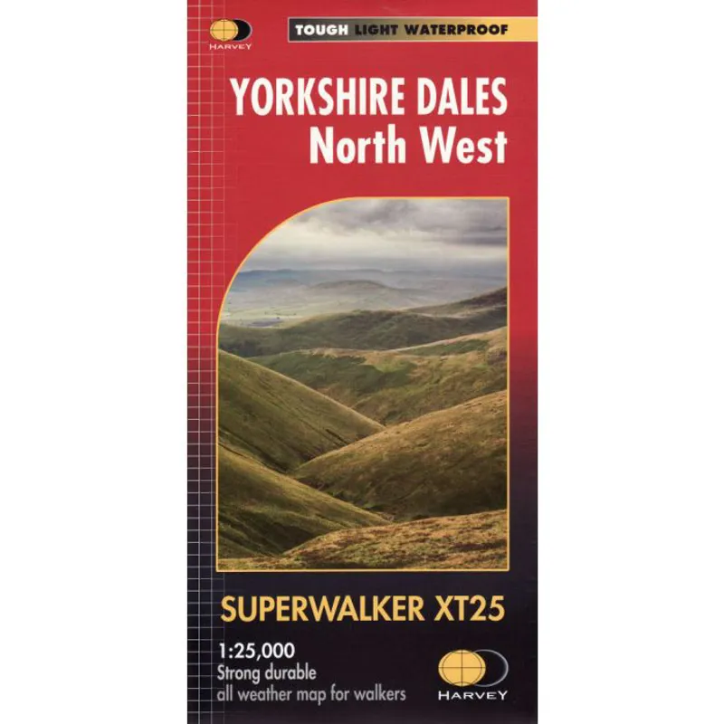 Harvey Maps Yorkshire Dales North West - Superwalker XT25